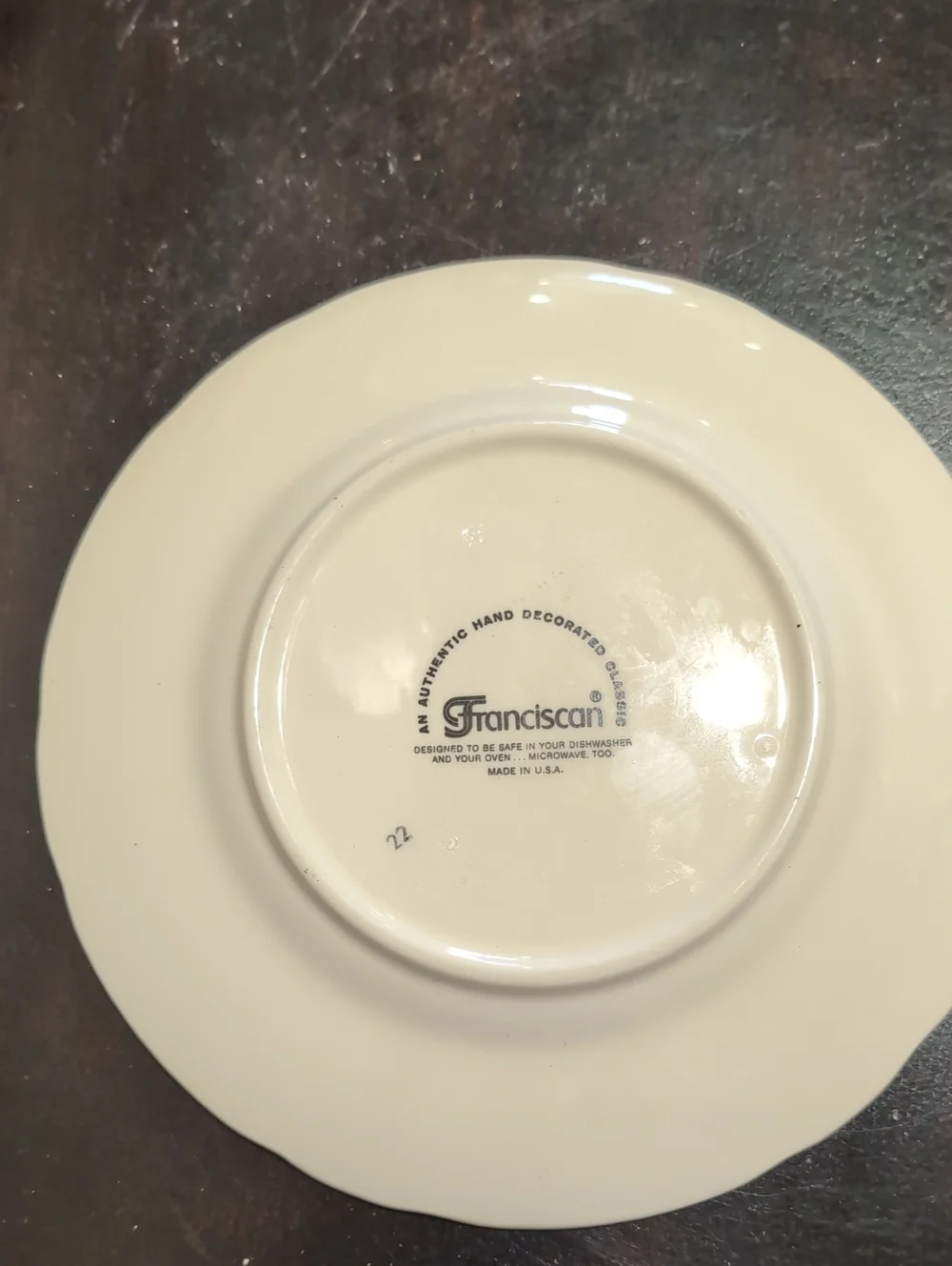 Four (4) Franciscan Desert Rose Bread Butter Dessert Appetizer Plates 6 3/8